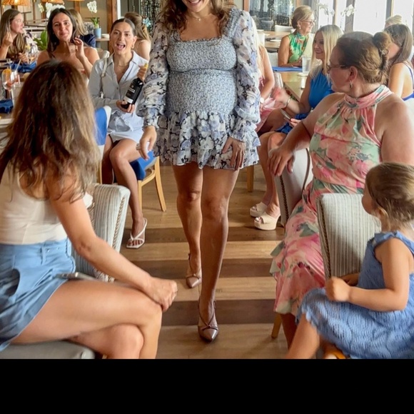 Maternity Dress / Baby Shower Mini Dress - Picture 3 of 8